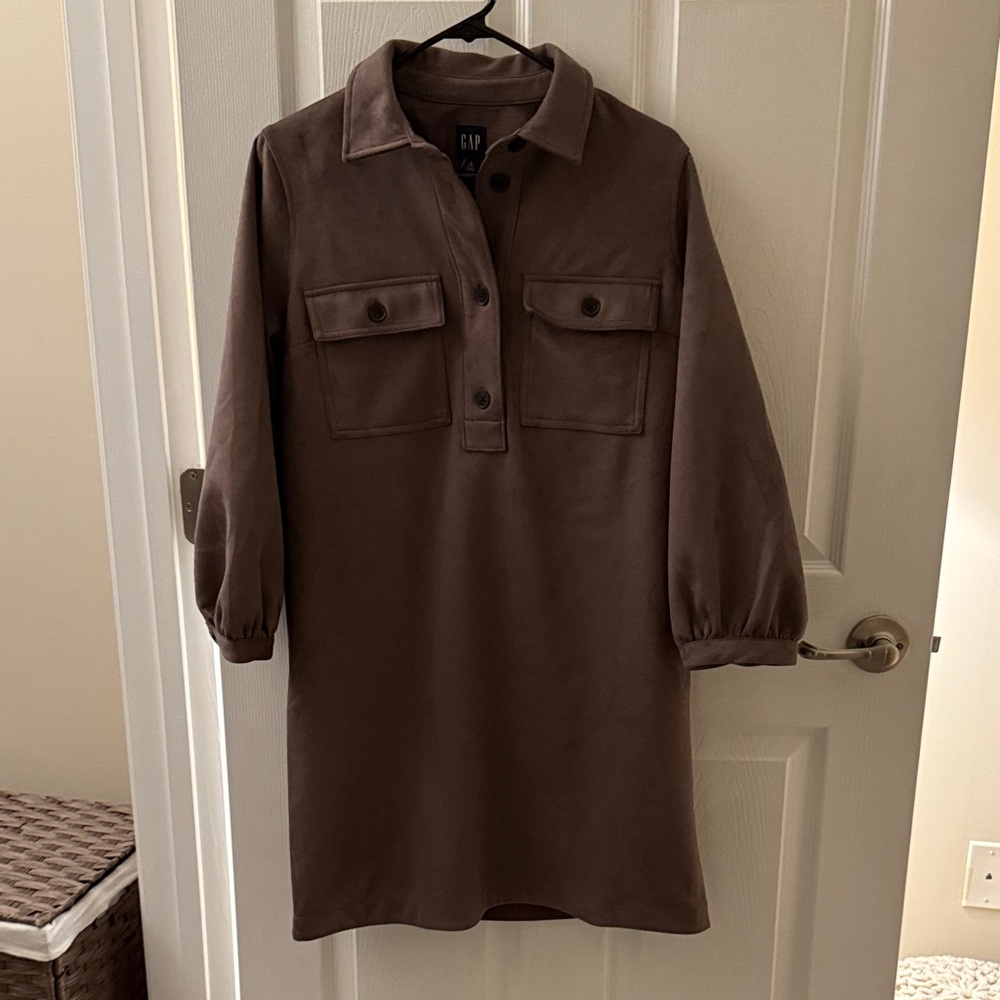 GAP Chocolate Brown Shirt Dress